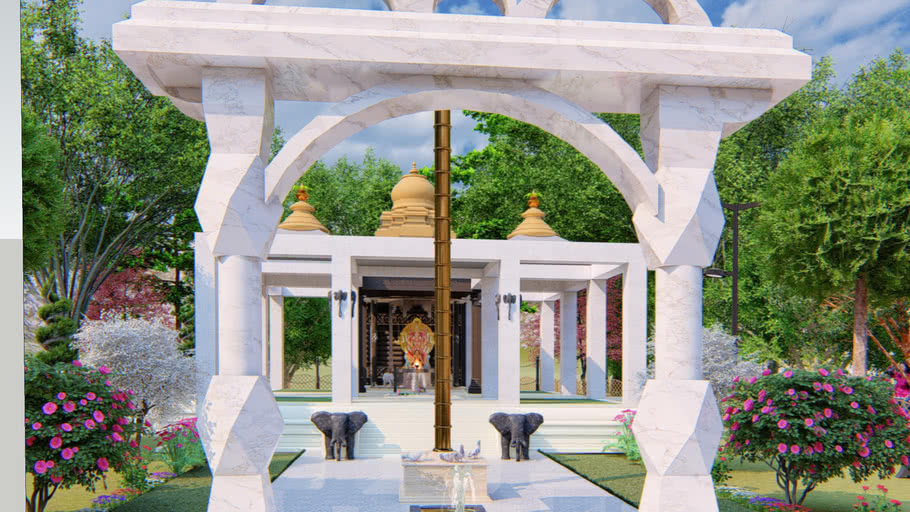 South Indian Temple Design | 3D Warehouse