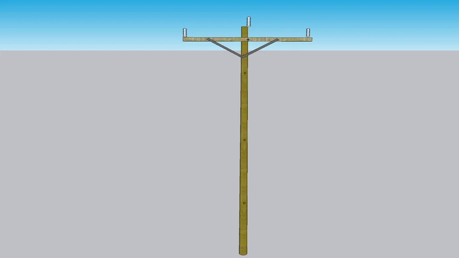 Cape Cod Telephone Pole 3D Warehouse