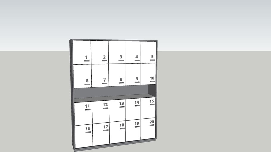 Locker_2 | 3D Warehouse
