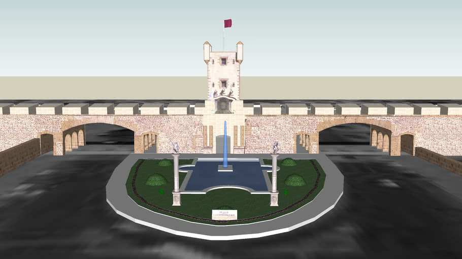 Puertas de Tierra (Cadiz) - Detallado