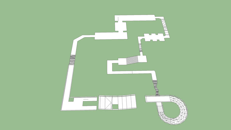 N64 Bowser Castle Mini Map 3d Warehouse 