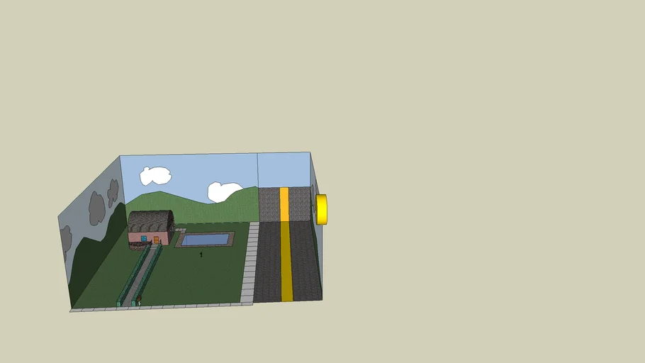 My House in a box 3D Warehouse