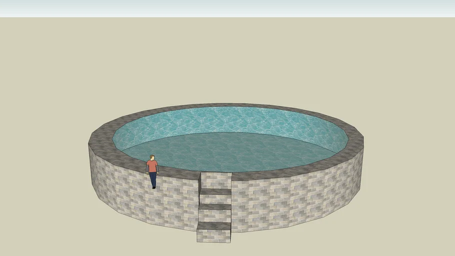circle pool 3D Warehouse
