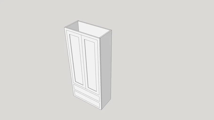 W2D2760 Wall Cabinet Woodharbor | 3D Warehouse