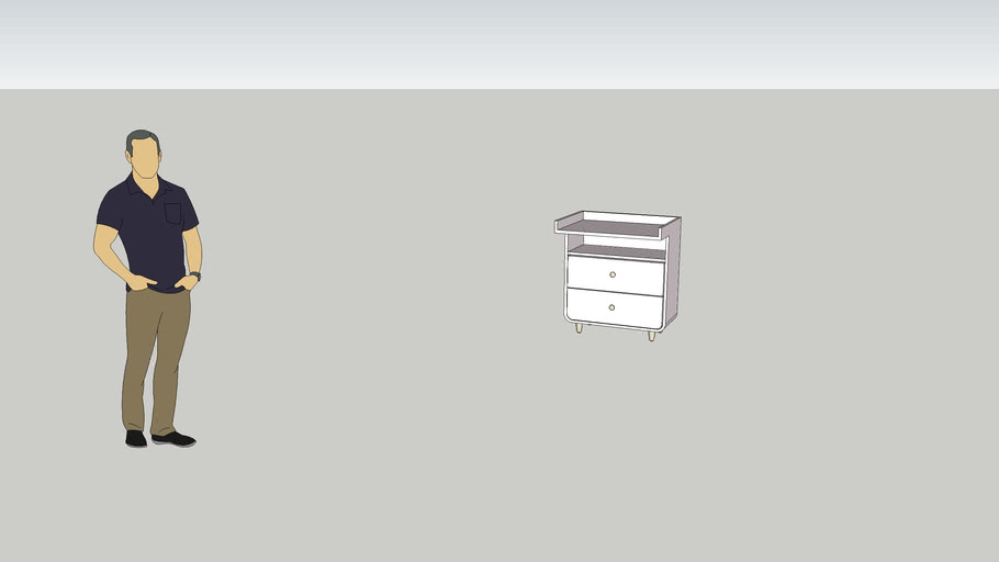 MYLLRA Changing table 3D Warehouse