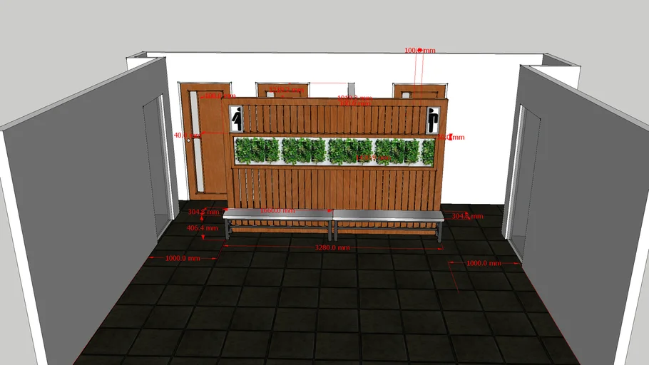 Toilet Partition | 3D Warehouse