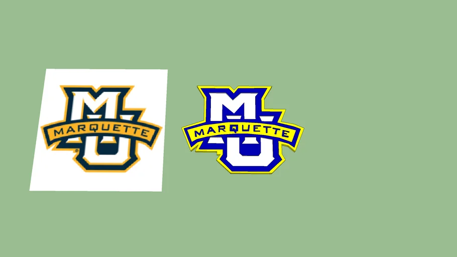 Marquette Golden Eagle Logo | 3D Warehouse