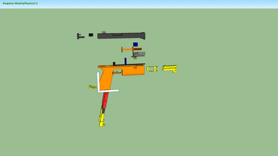 Magnet Gun version 2 | 3D Warehouse