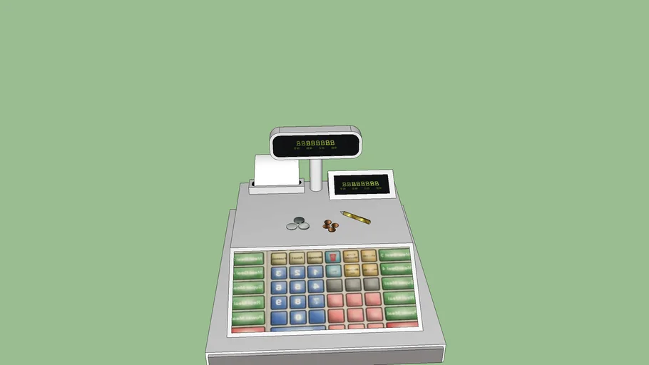 Cash Register 3D Warehouse svauto.dk