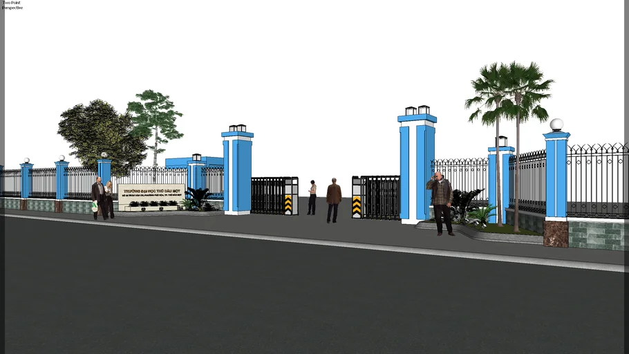 School Gate | 3D Warehouse