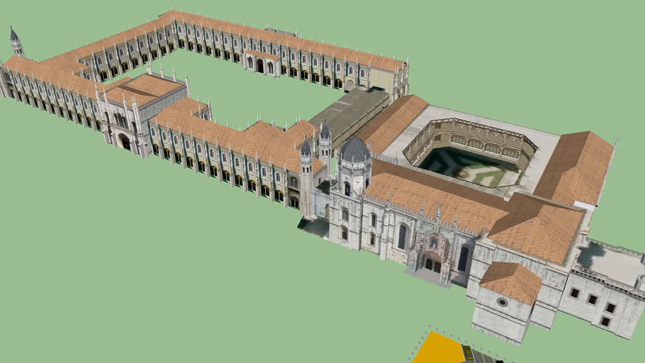 Modelo 3D do Mosteiro dos Jerónimos - Completo