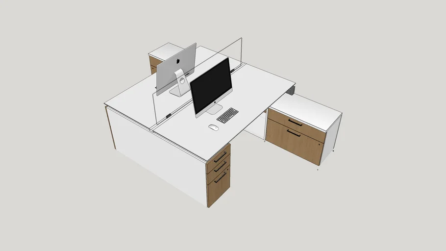 double+desk 003 | 3D Warehouse