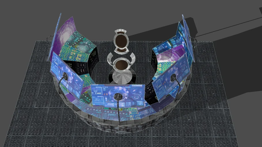 Spaceship Control Panel | 3D Warehouse