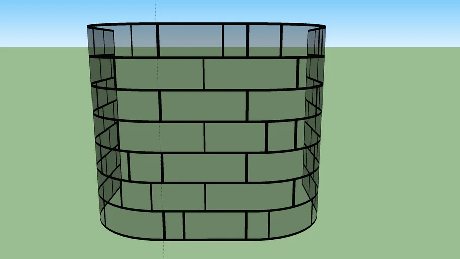CURVED GLASS WALL 3D Warehouse