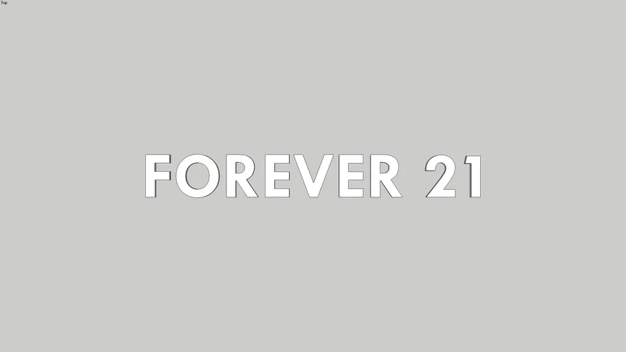 Forever 21 logo | 3D Warehouse