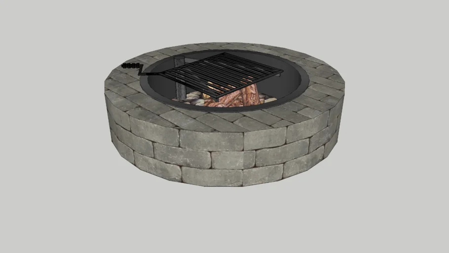 Belgard fire pit round  Cotswold Mist