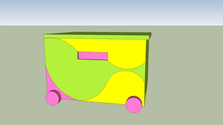 Toys Box Storage 3D Warehouse
