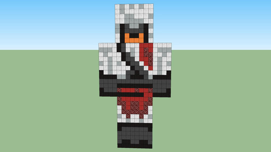 Minecraft Skin Statue 001 Assassin 3D Warehouse