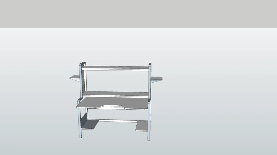 Snikken meel Positief Bureau 'FREDDE' IKEA | 3D Warehouse