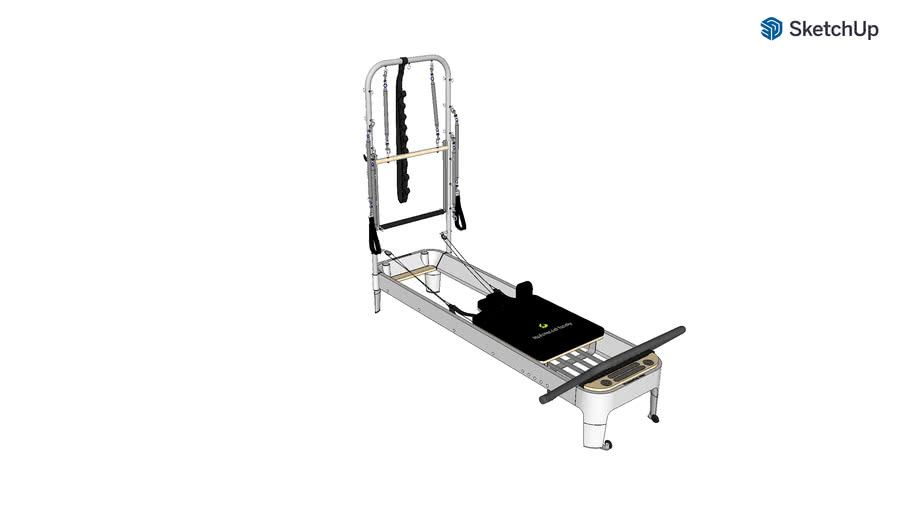 Allegro 2 Pilates Reformer with Tower of Power from Balanced Body 3D