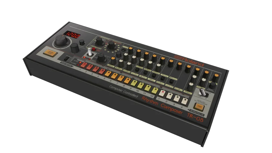 Roland TR 08 Drum Machine - - 3D Warehouse