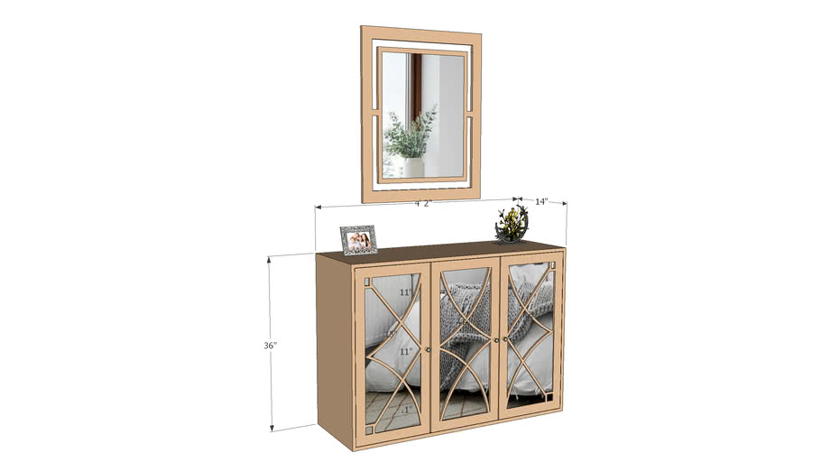 console table 3D Warehouse