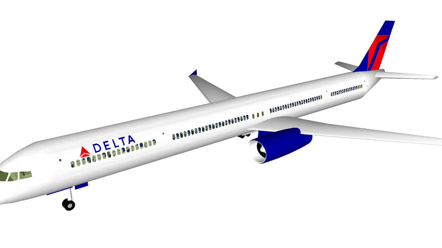 Delta Air Lines Boeing 757-300 | 3D Warehouse