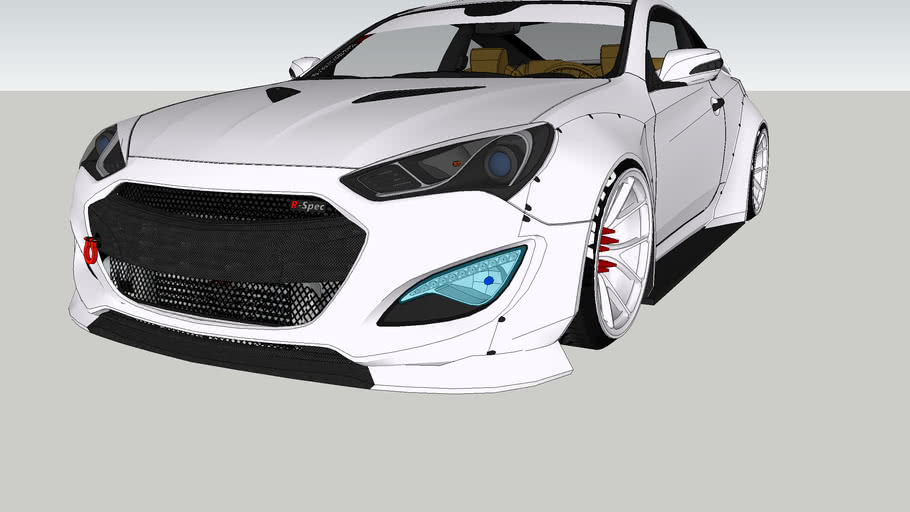 hyundai genesis coupe body kit aston martin