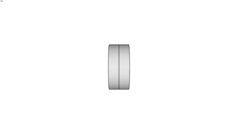 Matched Angular Contact Ball Bearings, With Pressing Cage 3D Warehouse