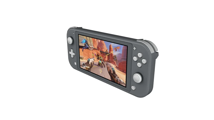 Nintendo Switch Lite Gray 3D Warehouse
