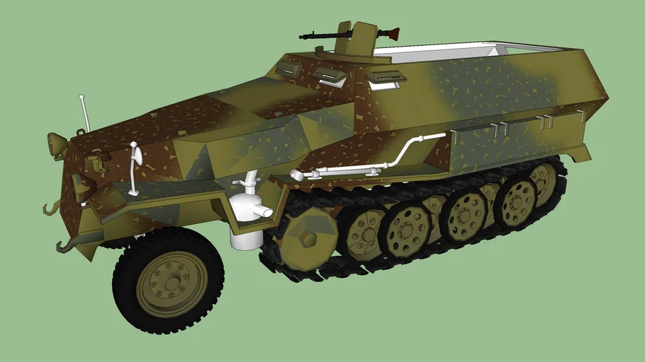 Hanomag Sd.Kfz-251/1 Ausf.C | 3D Warehouse