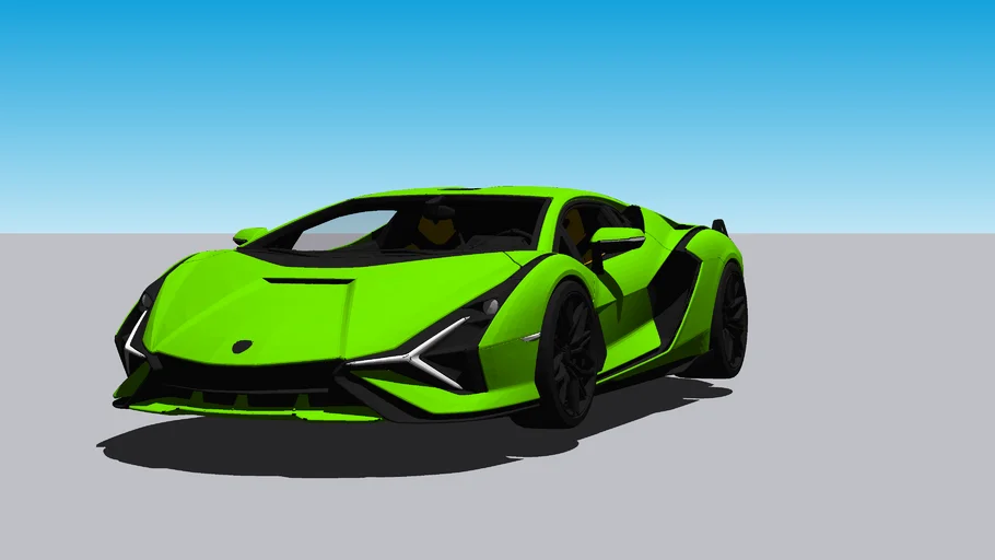 2019 Lamborghini Sian FKP37 | 3D Warehouse