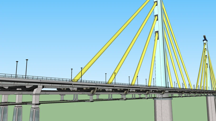 Cable Stayed Bridge 3D Warehouse