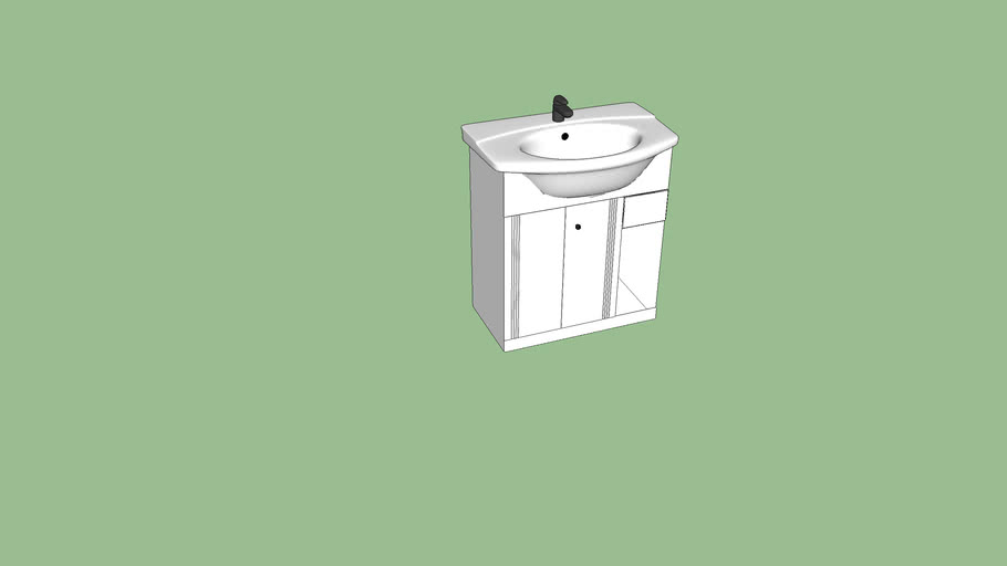 Vanitory chico Argentino Argentinian small bathroom vanity 3D Warehouse
