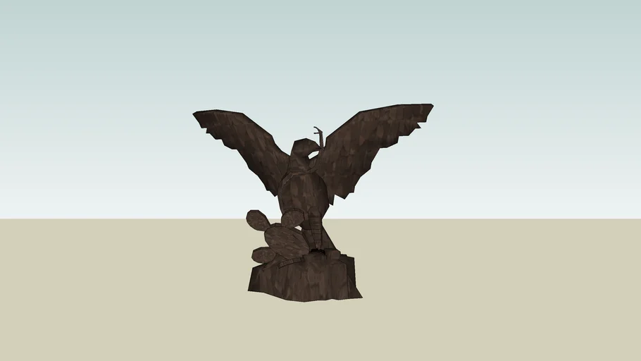 Aguila del escudo nacional | 3D Warehouse