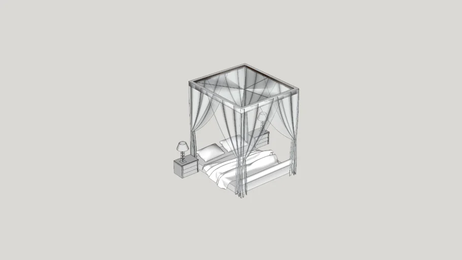 Canopy Bed 3d Warehouse