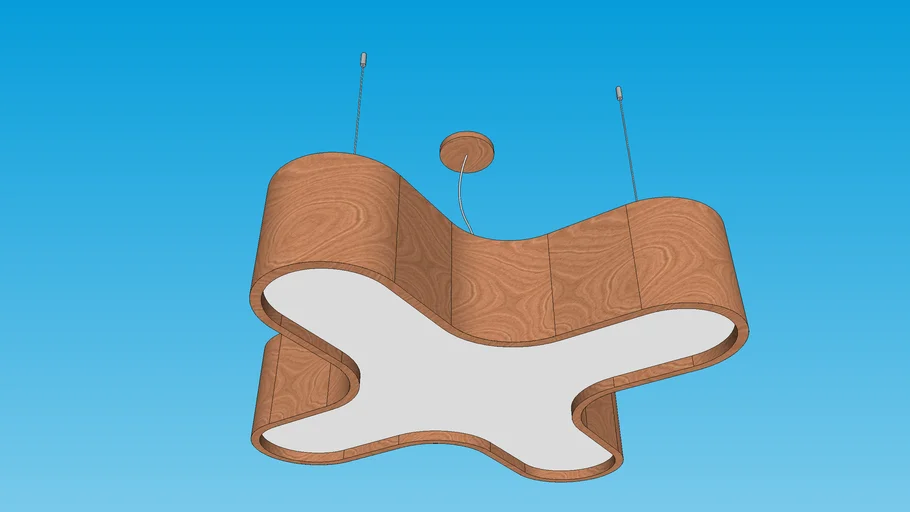 Luminária de Teto Ameba 4 Pontas | 3D Warehouse