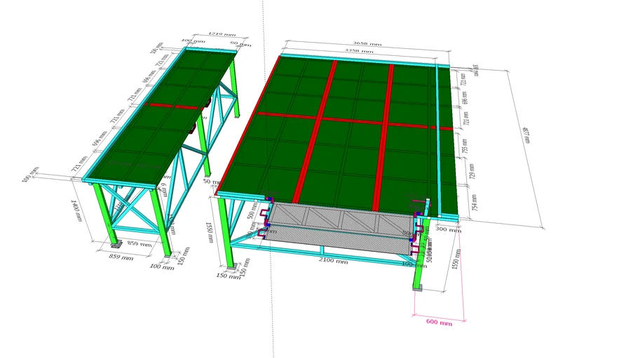 (Un)loading Platform - Rev 2 | 3D Warehouse