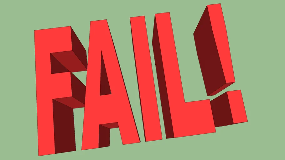 FAIL | 3D Warehouse