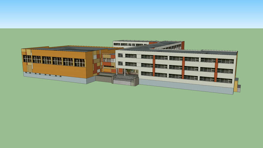 Riga 'Ilguciems' secondary school | 3D Warehouse