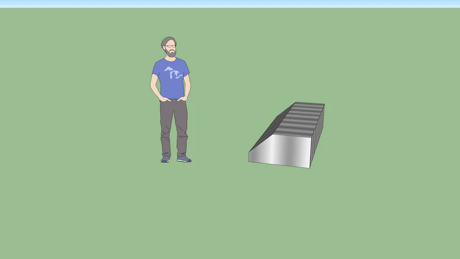 Double Skin Hood 220x90x45cm 3D Warehouse