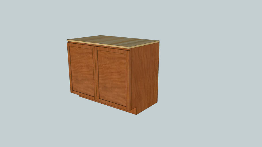 Shop Lower Cabinet Double Unit | 3D Warehouse