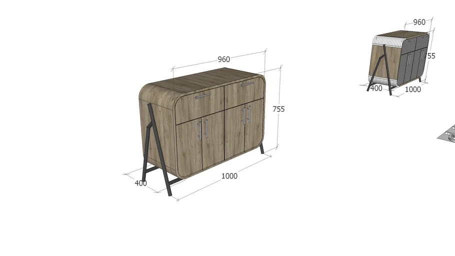 комод | 3D Warehouse