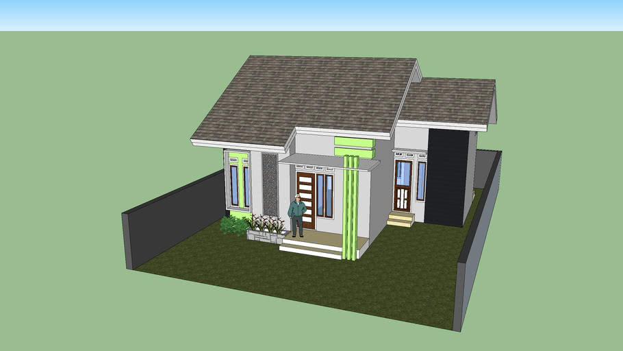 rumah type 45 | 3D Warehouse