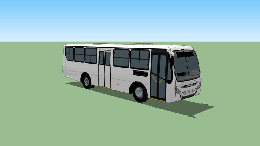 Onibus Bus Caio Induscar Foz Super II F2400 OF-1418 | 3D Warehouse