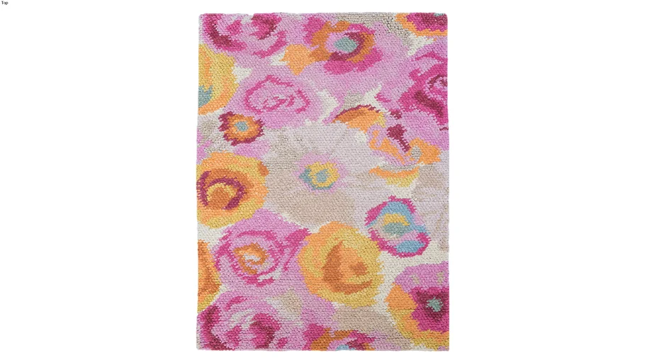 PINK FLORAL RUG | 3D Warehouse