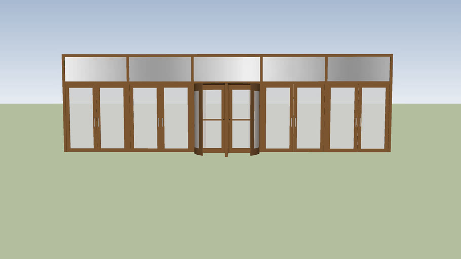 revolving glass doors skp files 3D Warehouse