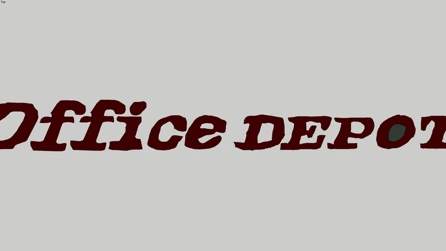 Old Office Depot logo | 3D Warehouse