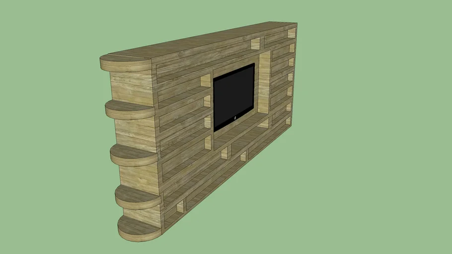 Simple Rack TV | 3D Warehouse