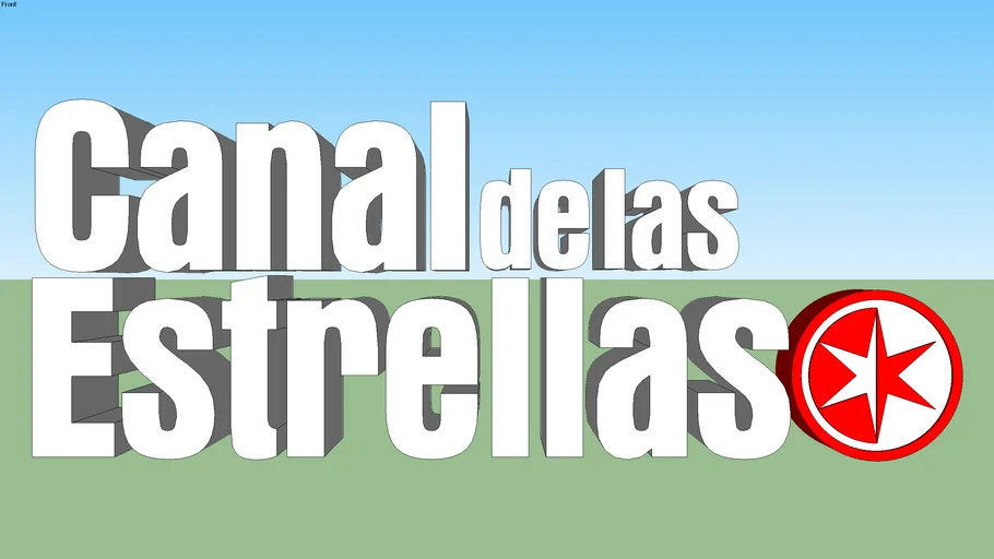 Canal de las Estrellas logo (2000-2016) | 3D Warehouse